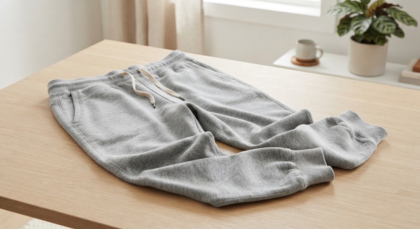 Recovery Joggers — Heather Grey · French Terry